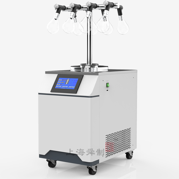 真空冷凍干燥機FD-12QT-80（T型架茄形瓶捕水型，冷阱溫度-80℃）